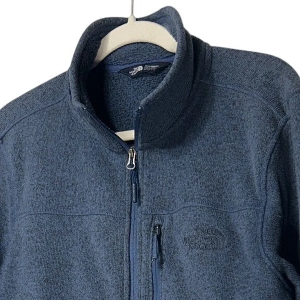 The North Face Mens Gordon‎ Lyons Full Zip Fleece Jacket Blue Heather Medium